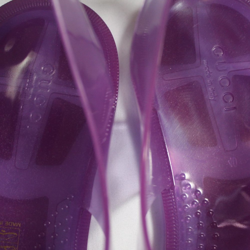 Gucci Translucent Purple Sandals - image 7